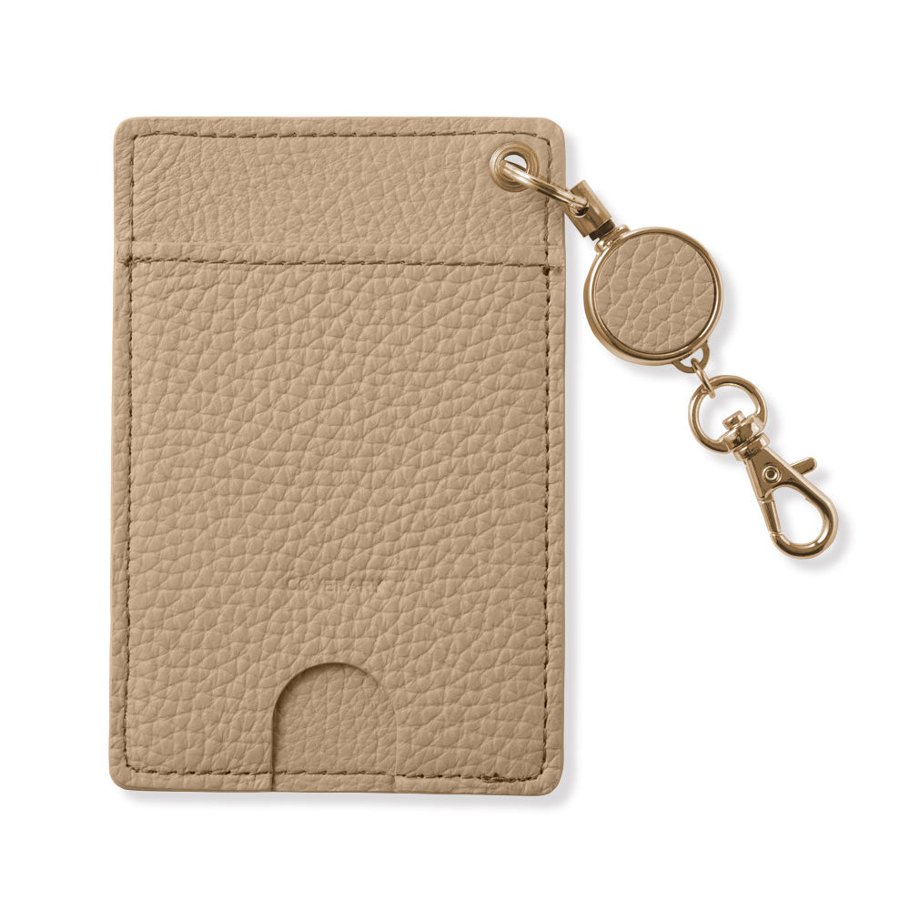 本革 32色 イタリアンシュリンクレザー リール付きパスケース – COVERARY