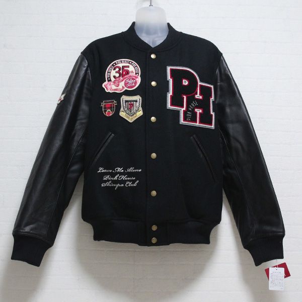 黒35thアニバーサリーワッペンスタジャン - ピンクハウス通販