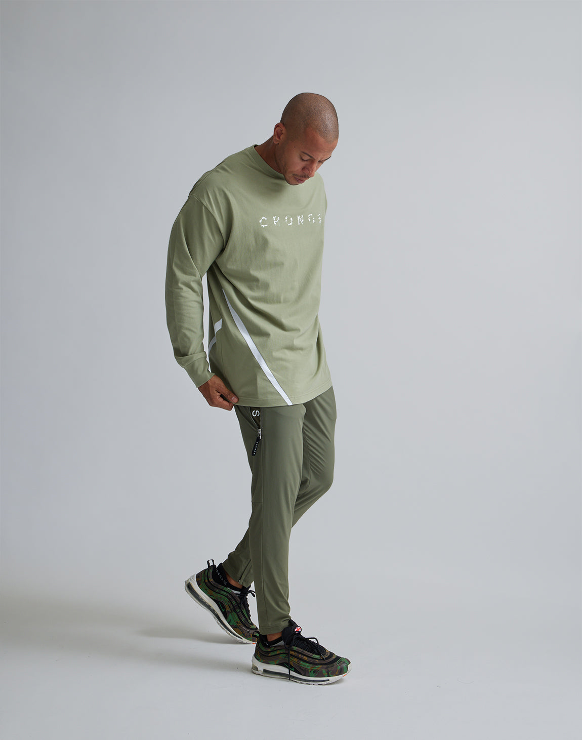 CRONOS VENTILATION HOLE LONGPANTS【KHAKI】