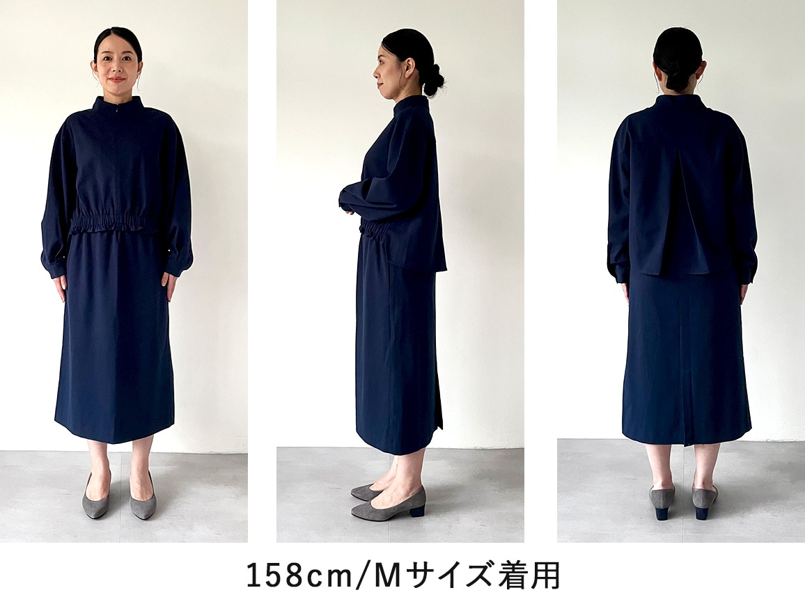 ワンピース見えセットアップ(02_M 24_ベージュ): ｜ カタログ通販の