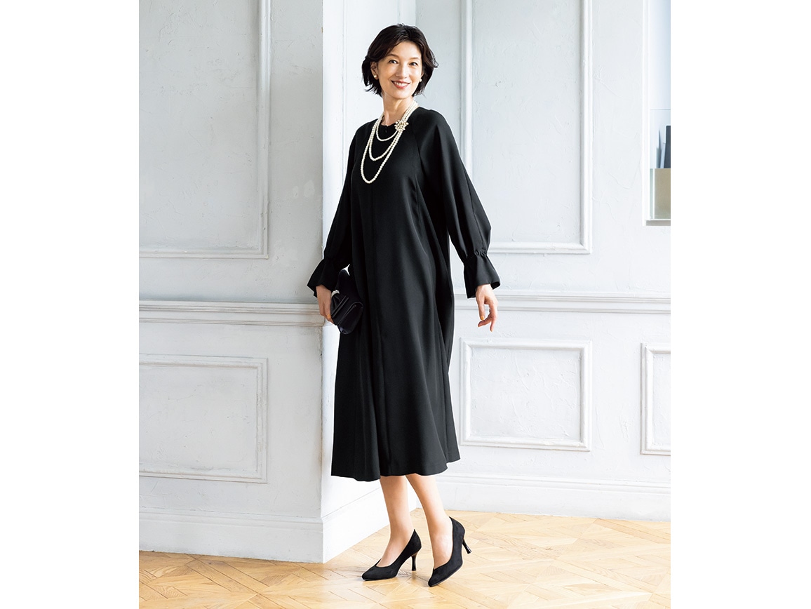 ハルメク読者と作ったフロントファスナーワンピース(01_S 61_ブルー