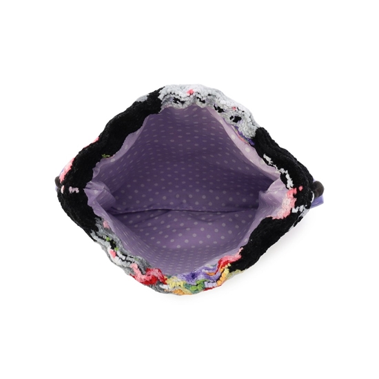 モンプティシャ 巾着 MCH-260375（WEB限定）(ブラック): FEILER