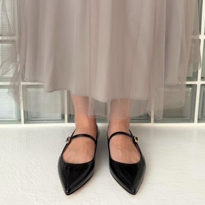 Gianvito Rossi(ジャンヴィト ロッシ)のメリージェーンフラット