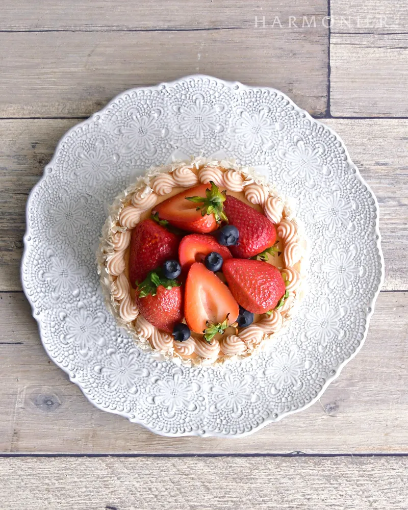 メルレットホワイトレースフラットプレート28cm/イタリア製｜輸入食器