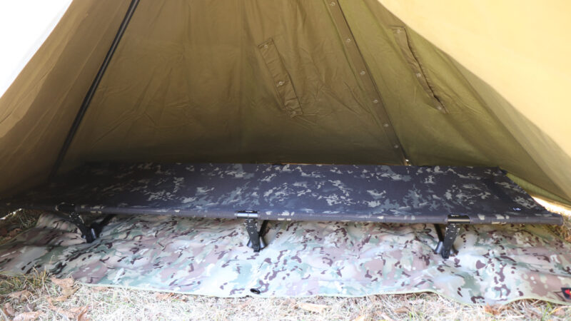 ポーランド軍幕サイズ3にコットは入るか？ | Hide G3 Blog