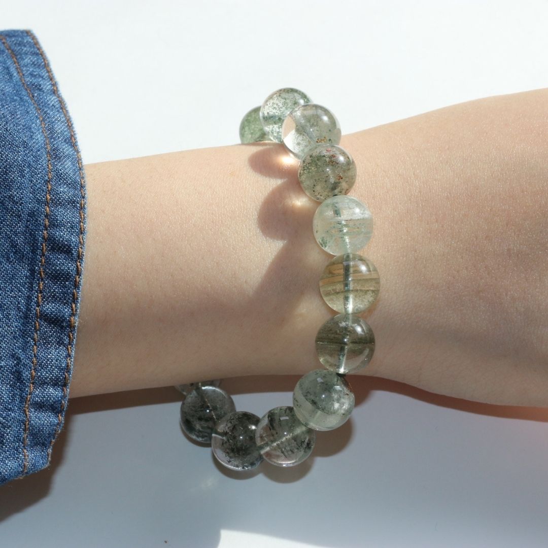 042001 最高品質 グリーンファントム ガーデンクォーツ モスアゲート