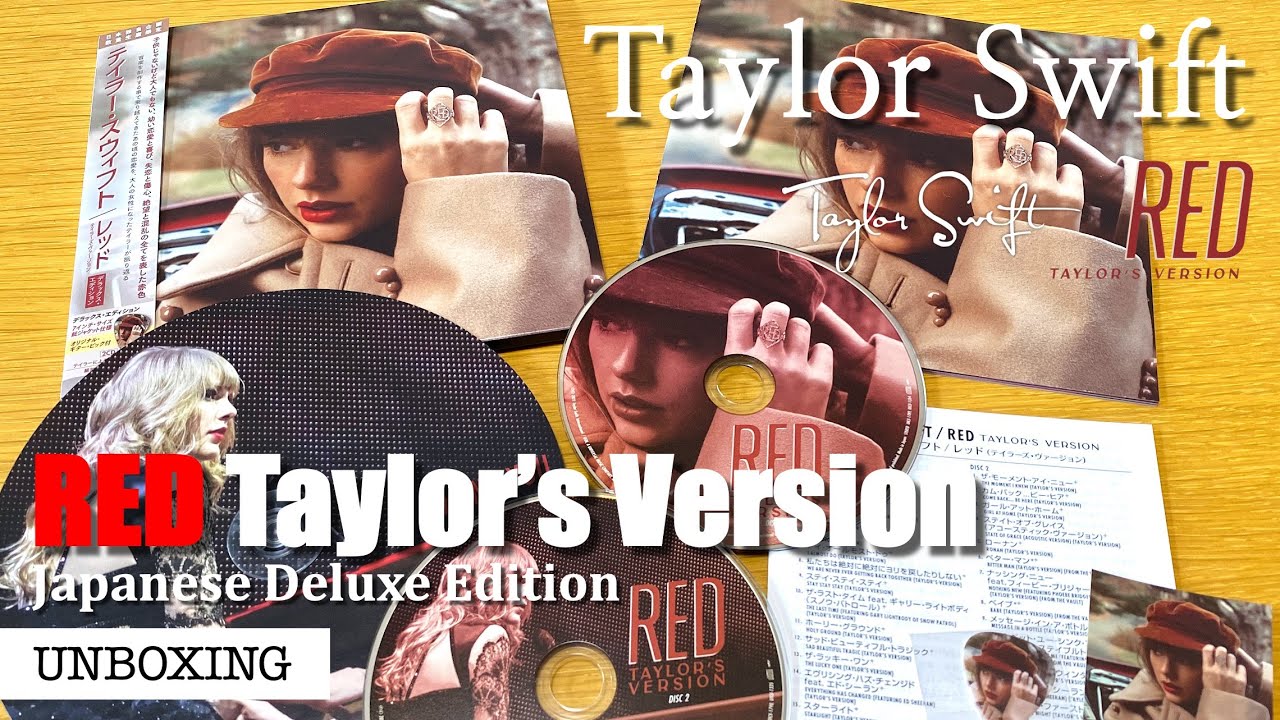 Taylor Swift】RED (Taylor's Version) Japanese Deluxe Edition CD