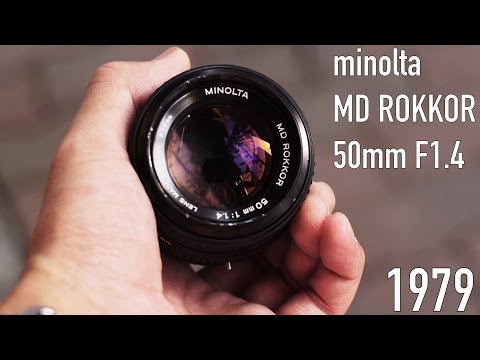 レンズレビュー】MINOLTA MD ROKKOR 50mm F1.4【オールドレンズ