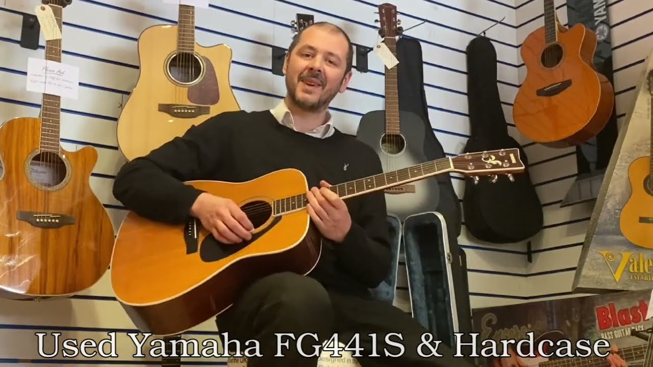 used) Yamaha FG441S & Hardcase - Rimmers Music - YouTube