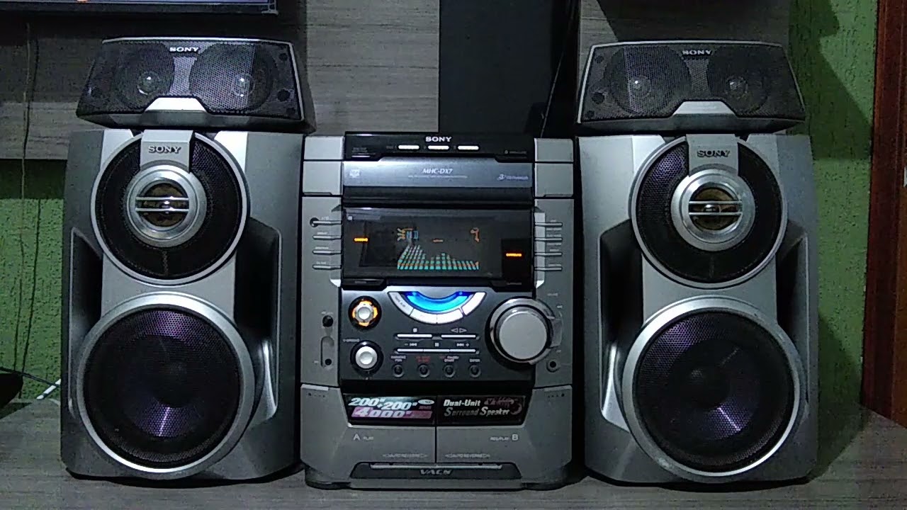 Sony MHC DX7 - YouTube