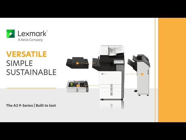 The Lexmark A3 9-Series shows a versatile range of options - YouTube