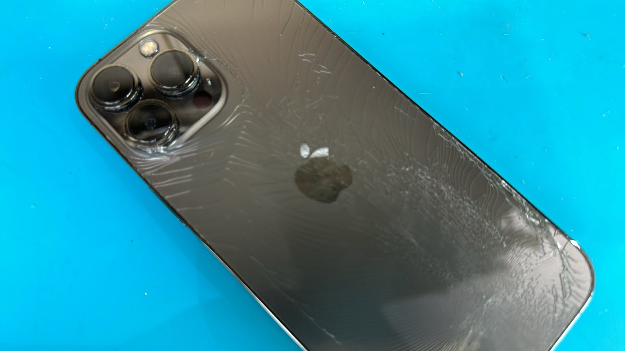 iPhone 13 Pro Max 背面バックパネル交換修理【¥23,000】 - YouTube