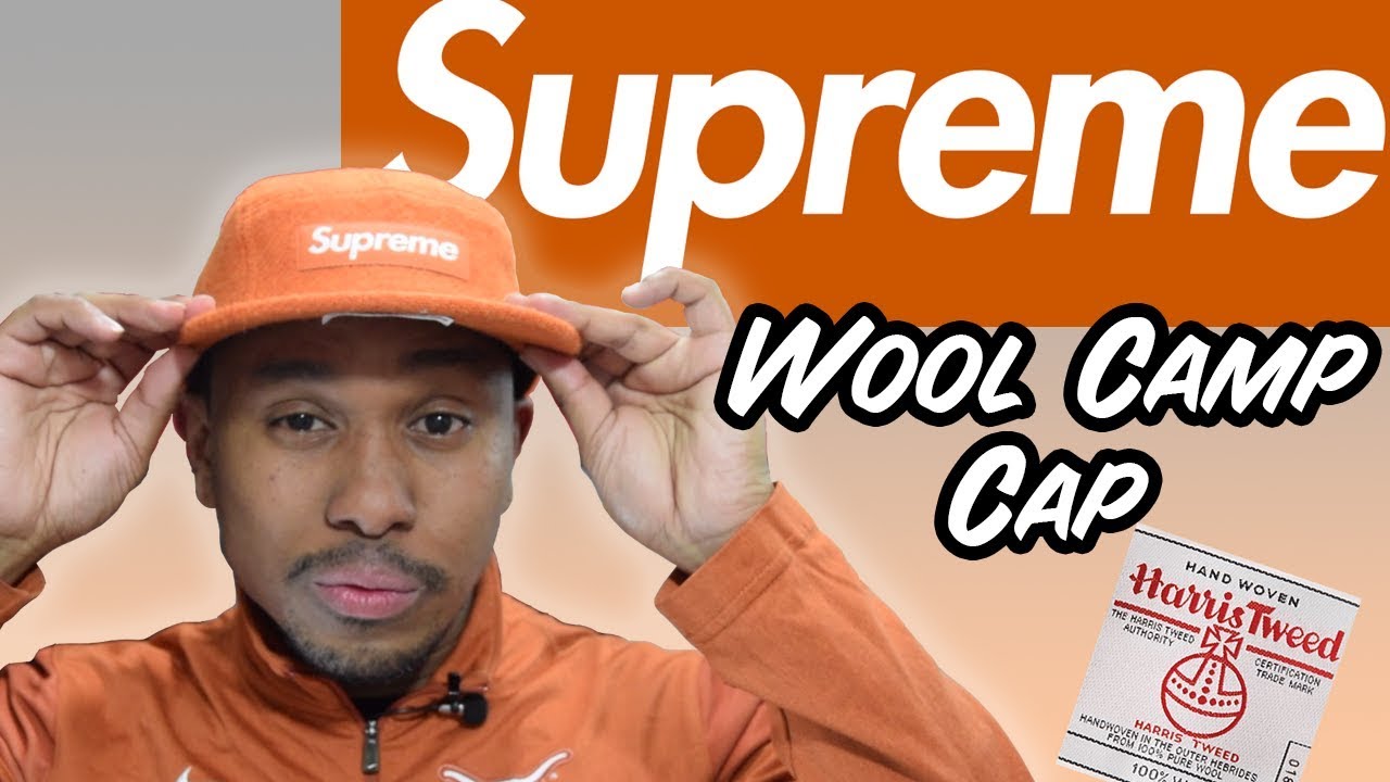SUPREME ORANGE WOOL CAMP CAP! - YouTube