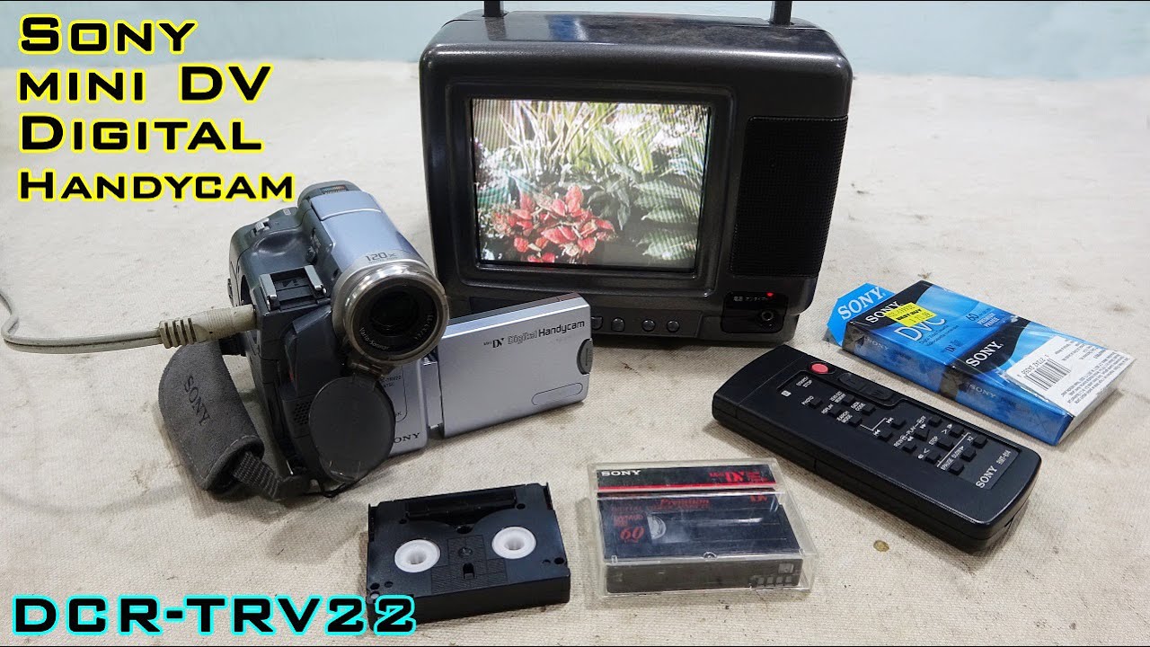 Sony mini DV Digital Handycam DCR-TRV22 - YouTube