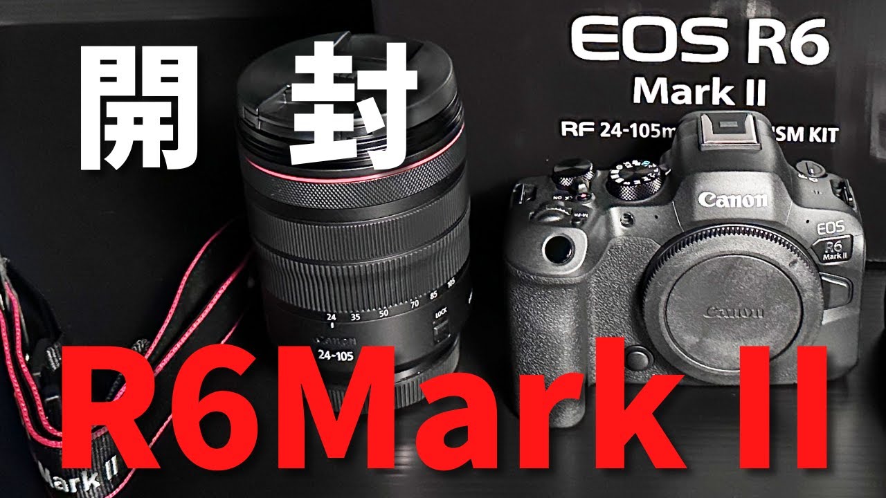 EOSR6markⅡ】Canon新型カメラEOSR6マーク2開封動画です。連写、静止