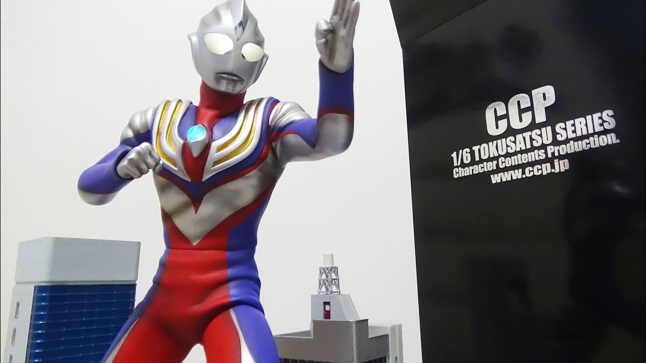 See the real thing in your hands!] CCP Ultraman Tiga Multi Type