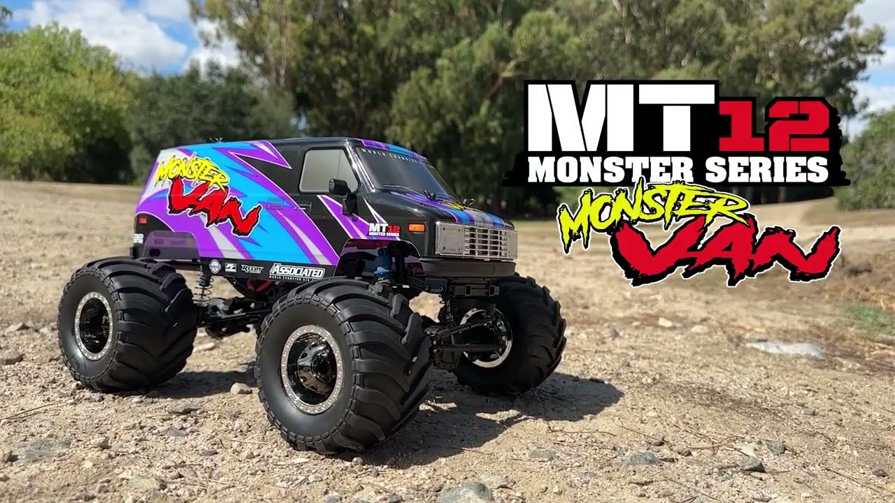 Team Associated MT12 Monster Van - YouTube