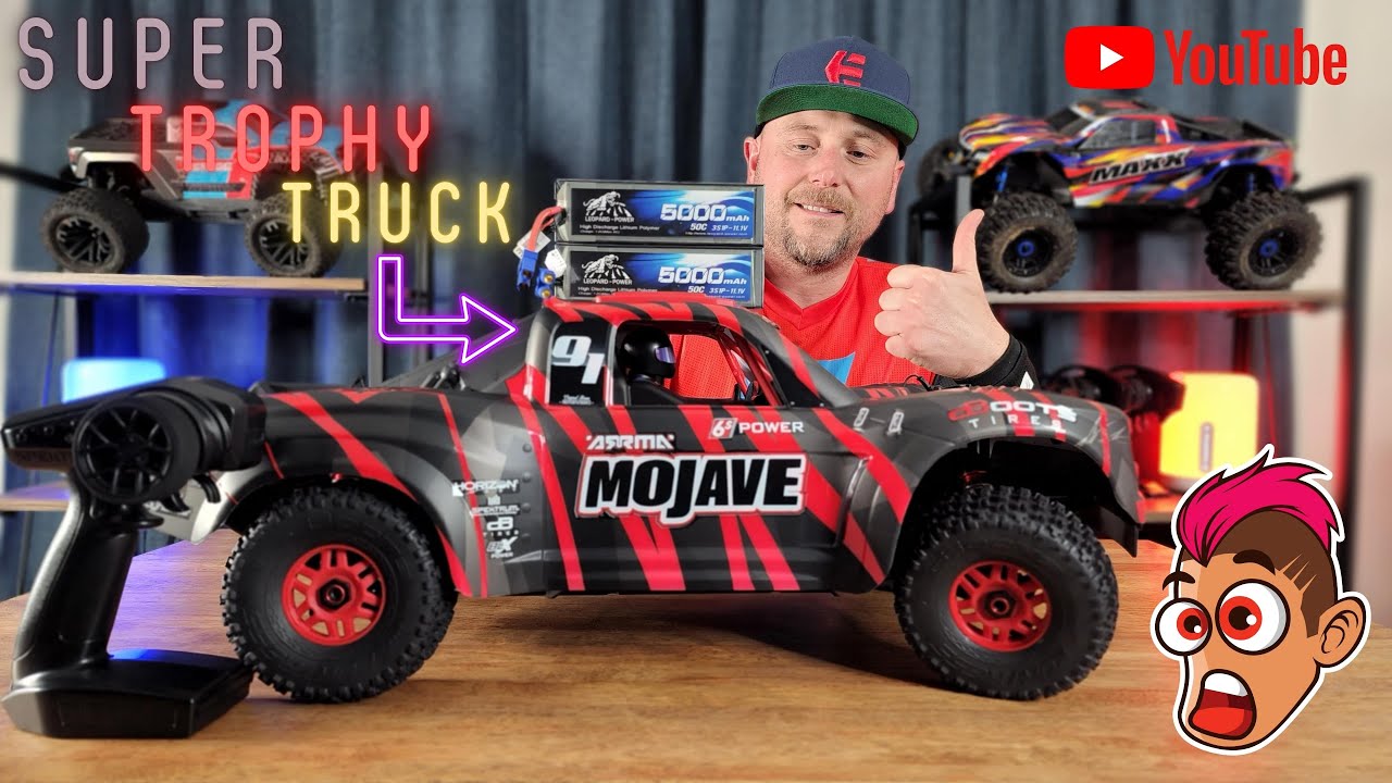 HUGE Super Desert Truck - Arrma Mojave 1/7 Scale RC - 6s Brushless
