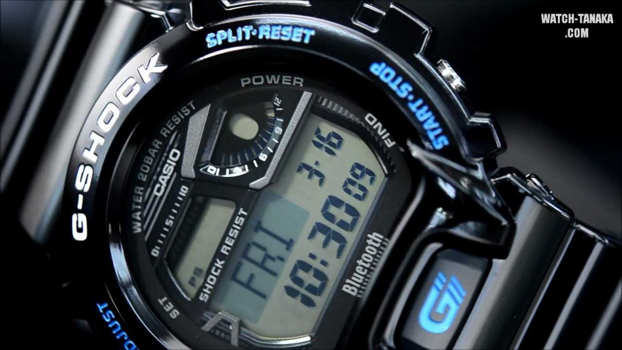 CASIO G-SHOCK Bluetooth GB-6900-1JF ブルートゥース対応 - YouTube