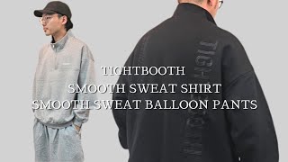 TIGHTBOOTH | タイトブース | SMOOTH SWEAT SHIRT | ハーフ