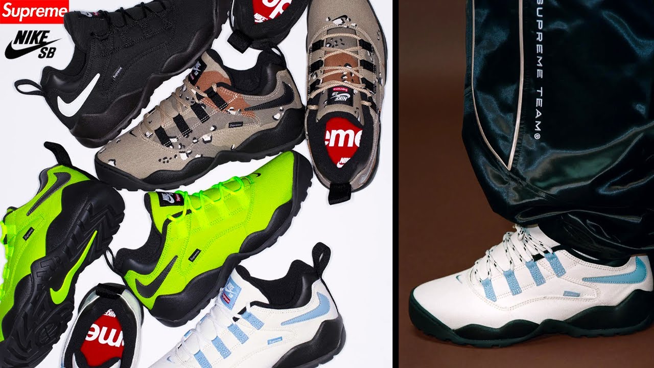 Supreme x Nike SB Darwin Low Release Info - YouTube