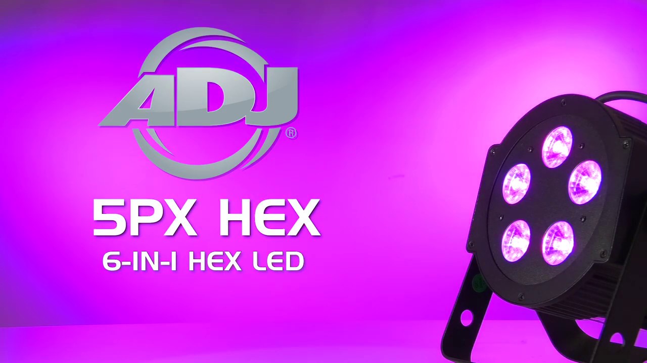 American DJ / 5PX HEX LEDパーライトステージ・舞台照明 LED