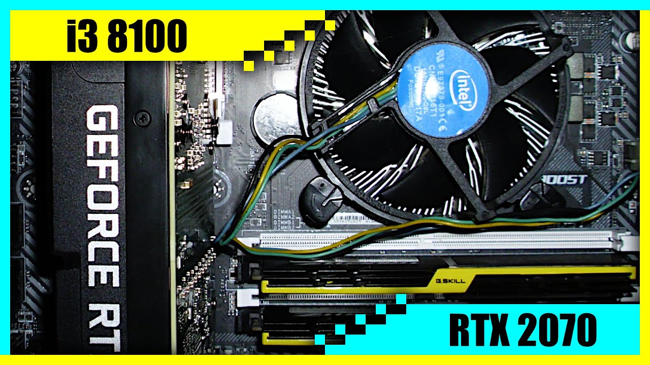 i3 8100 + RTX 2070 Gaming PC in 2022 | Tested in 7 Games - YouTube