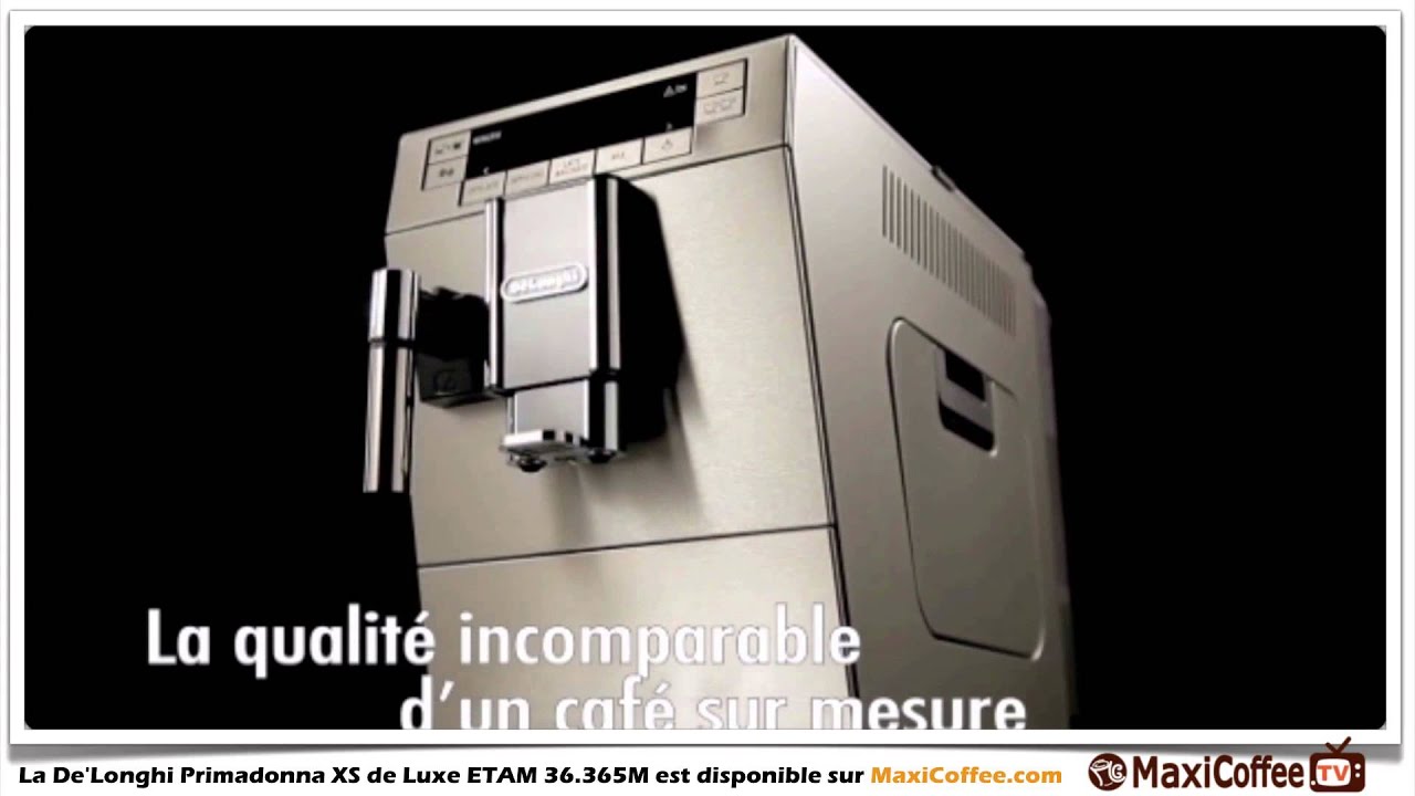Présentation de la PrimaDonna XS Delonghi - YouTube
