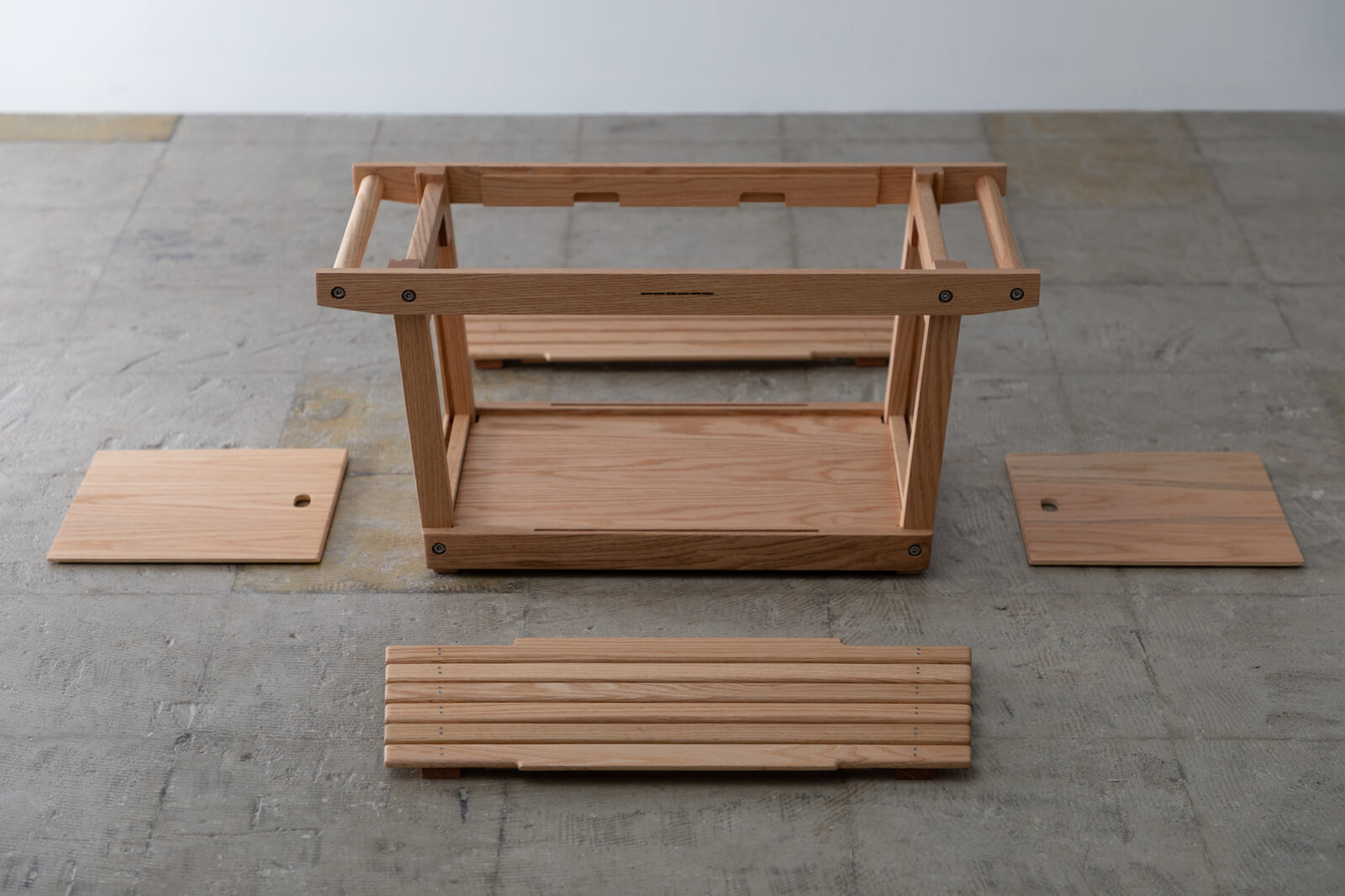 シェルフコンテナ M オーク | IKIKI