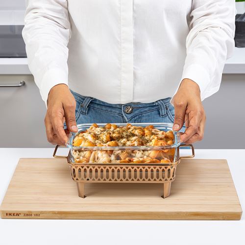 GOKVALLA bakır rengi 26x15x8 cm servis tepsisi - 90569002 | IKEA