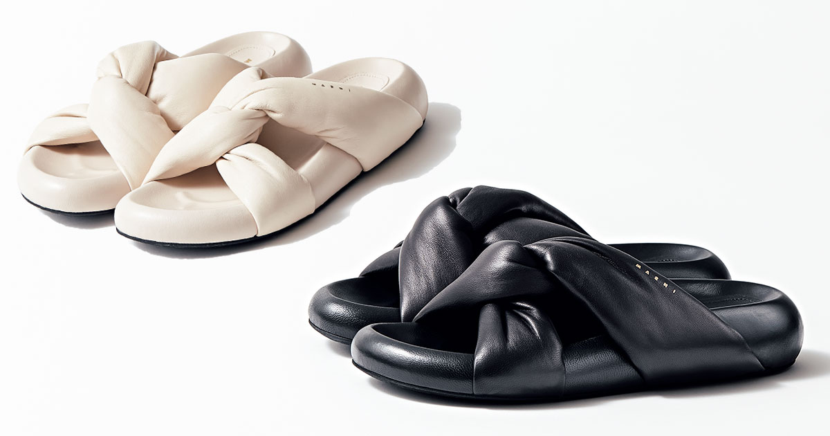 ぷっくり可愛い【マルニ】のサンダルに注目！厚底ソールも◎ | VERY