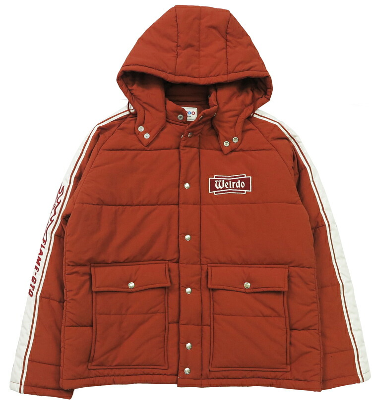 楽天市場】WEIRDO ウィアード 中綿 レーシングジャケット FLAME GLAD