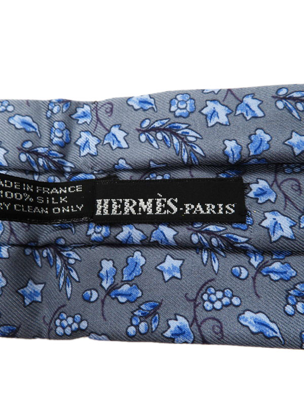 HERMES】【フランス製】【アスコットタイ】エルメス『シルクスカーフ