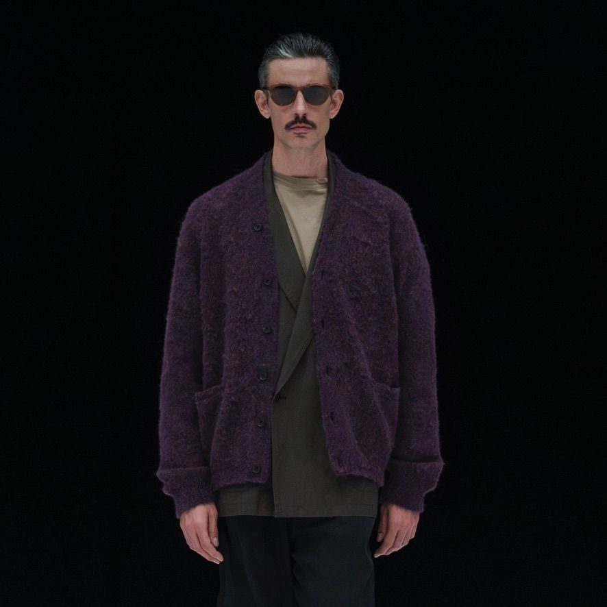 YOKE - 【残り一点】3color Mix Baby Alpaca Cardigan | ACRMTSM