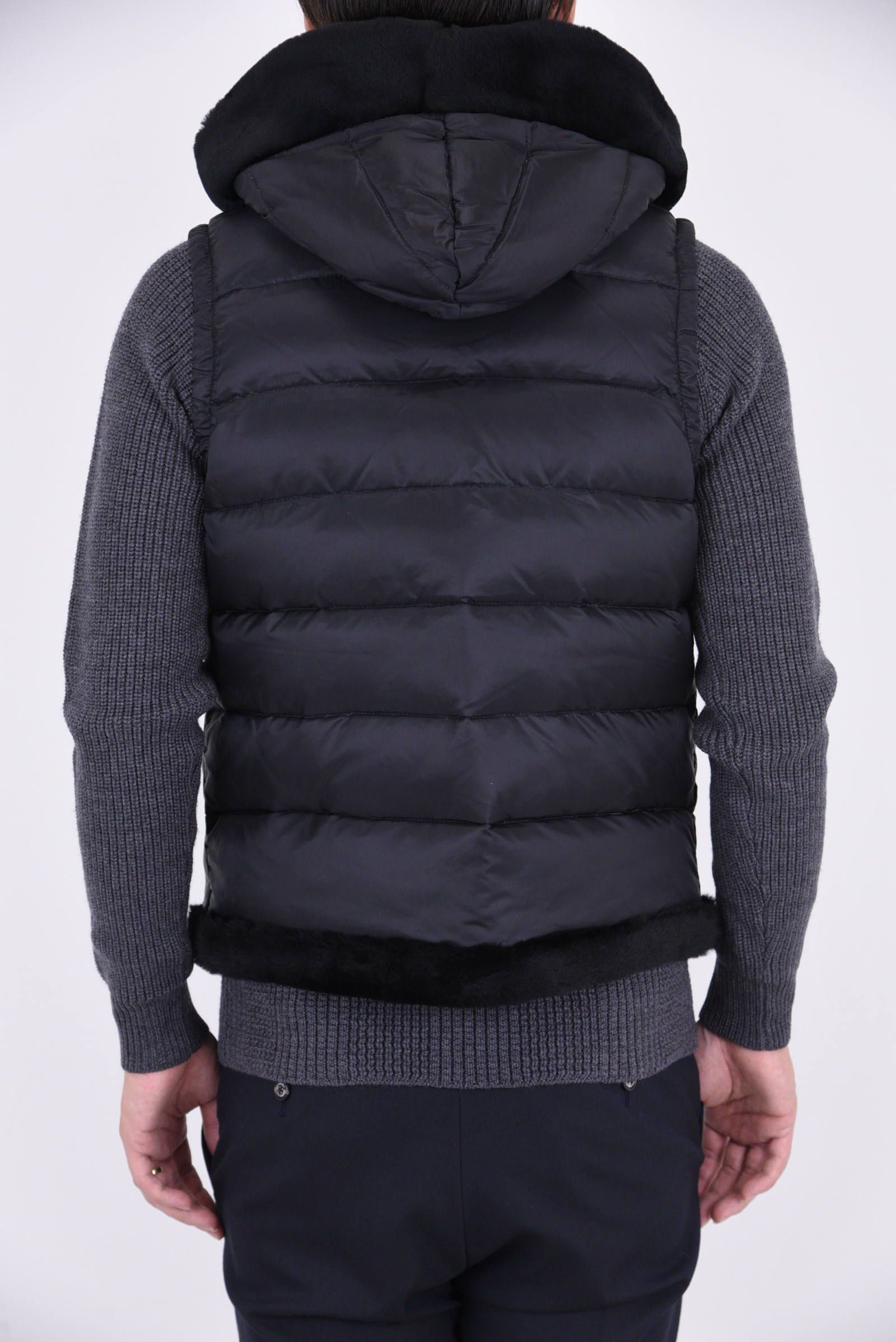 EMMETI - DANIEL (ダニエル) / ムートン / ナイロン フードダウン