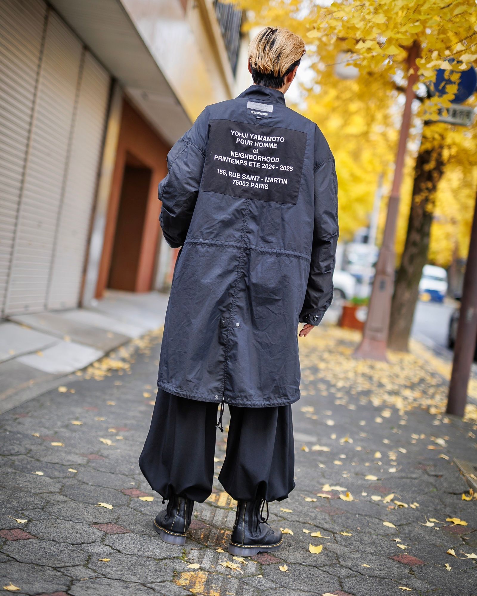yohji yamamoto x NEIGHBORHOOD FIELD PARKA SHELL&LINER スタイル