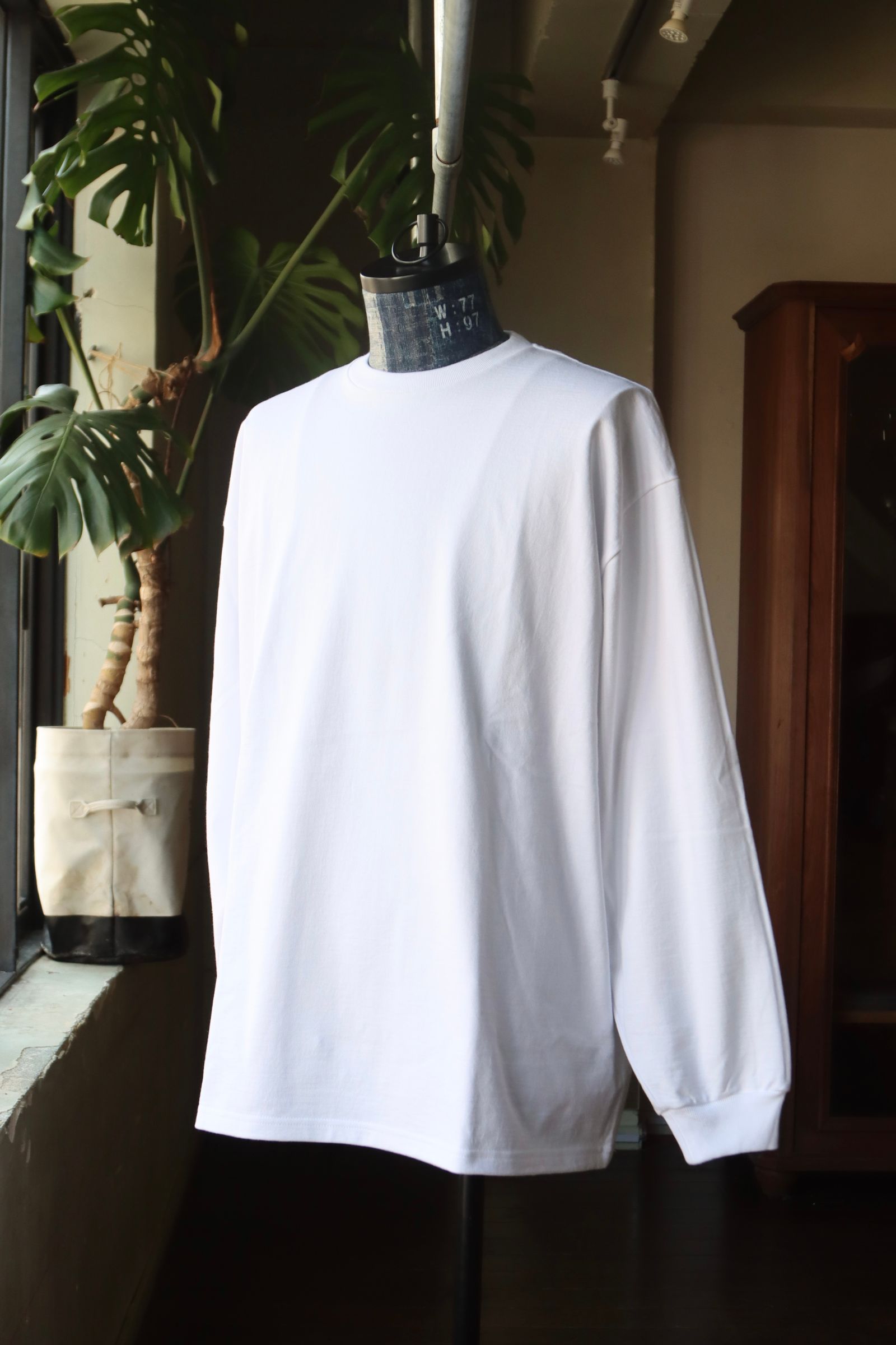 Graphpaper - グラフペーパー Heavy Weight L/S Oversized Tee(WHITE