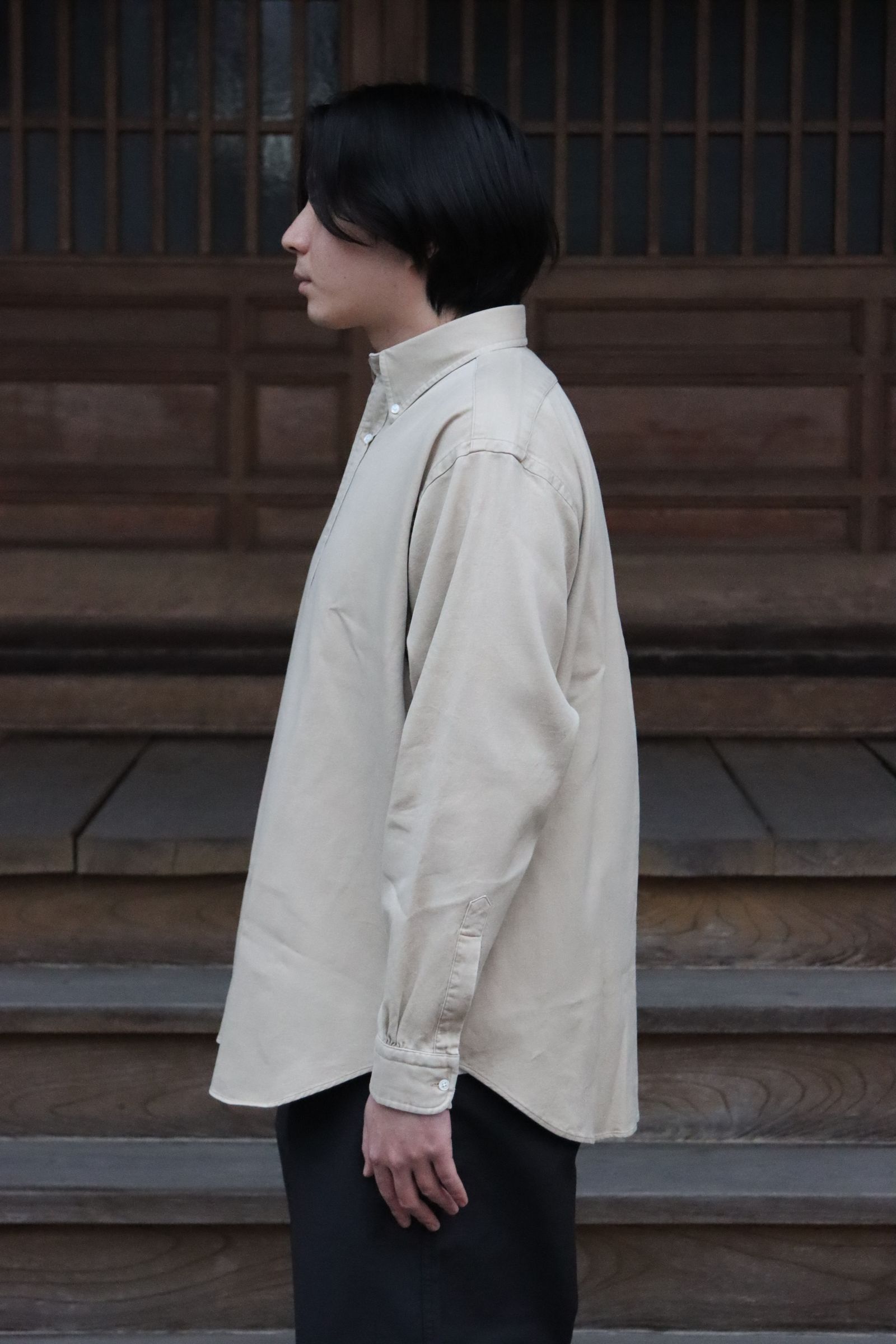 A.PRESSE BD Shirt(22SAP-02-02H)BEIGE style | 2201 | MARK