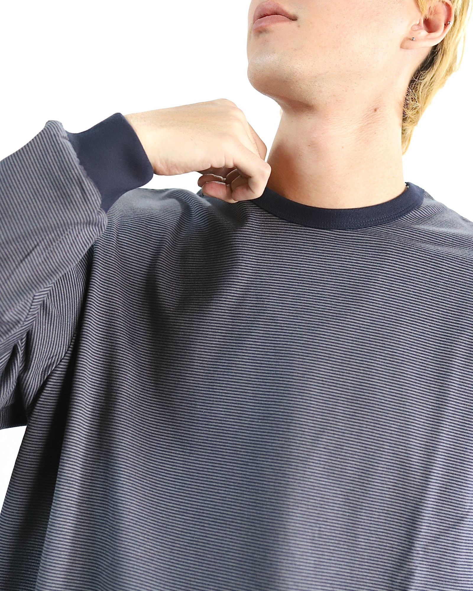 Graphpaper 24SS 新作Narrow Border L/S Tee style 2024.3.1 | 4317 | MARK