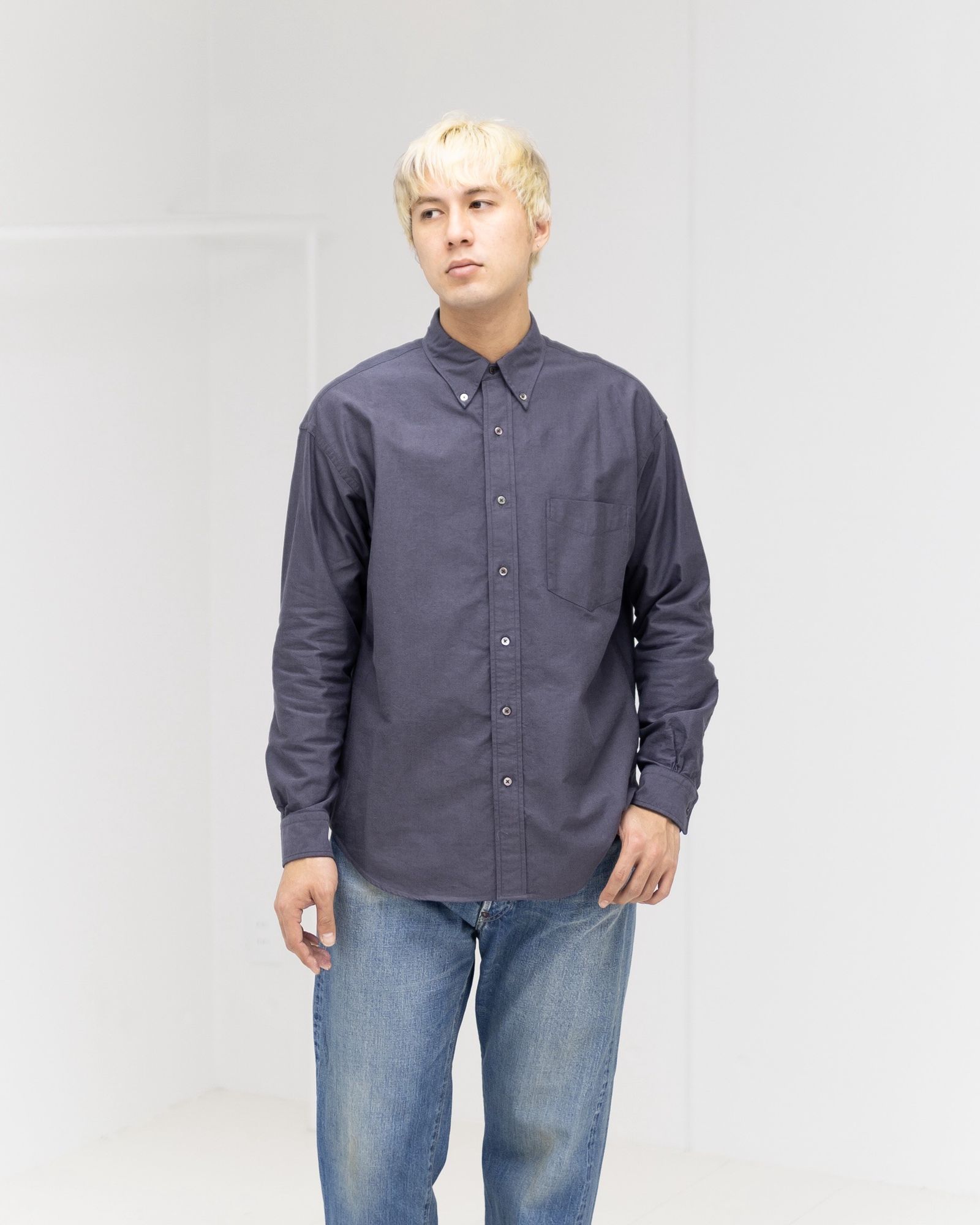 Graphpaper - グラフペーパー26SS Oxford L/S B.D Box Shirt (GM261