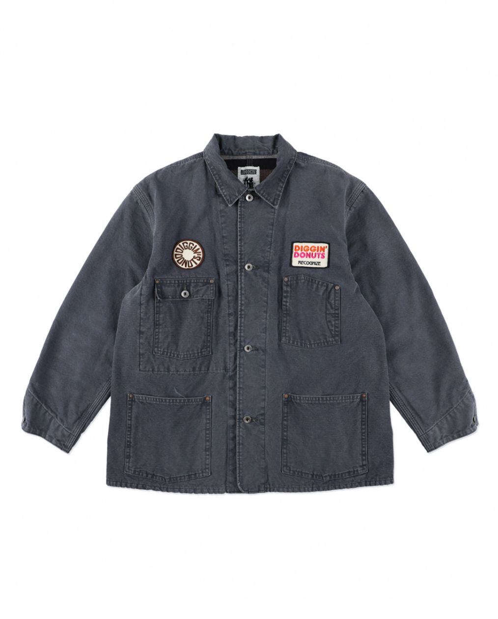 BOWWOW - BOW WOW 25FWバウワウ DIGGIN' DONUTS DUCK COVERALL AGED
