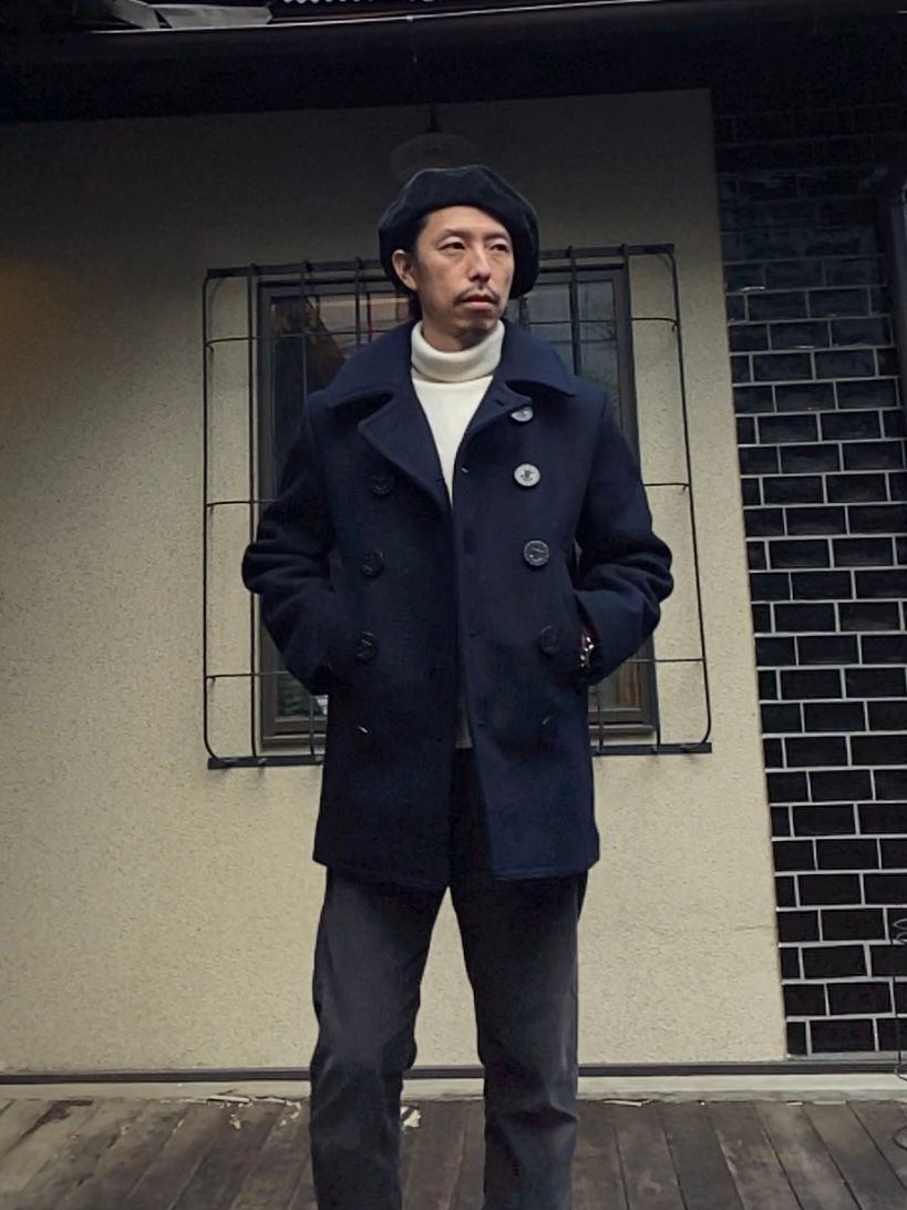 BUZZ RICKSON'S - BR11554 / PEA-COAT “NAVAL CLOTHING FACTORY