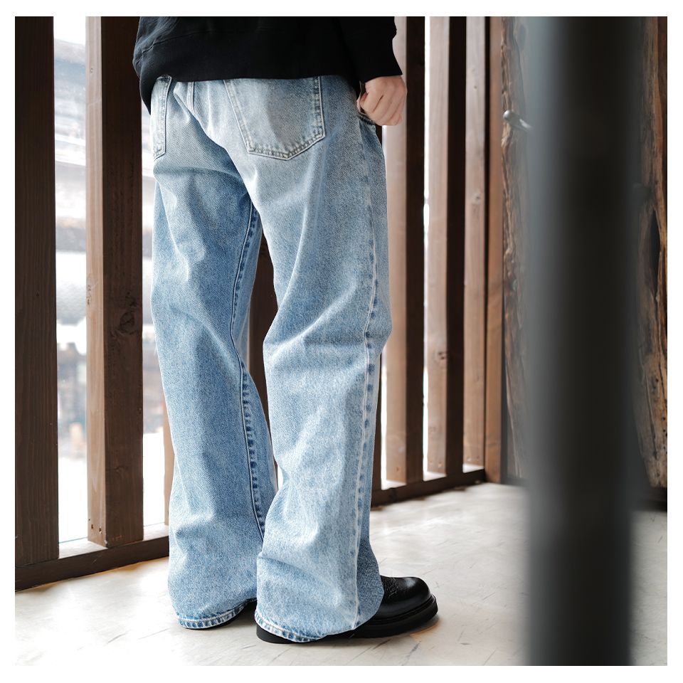 Maison Margiela - ストレートジーンズ コントラストポケット付き | River