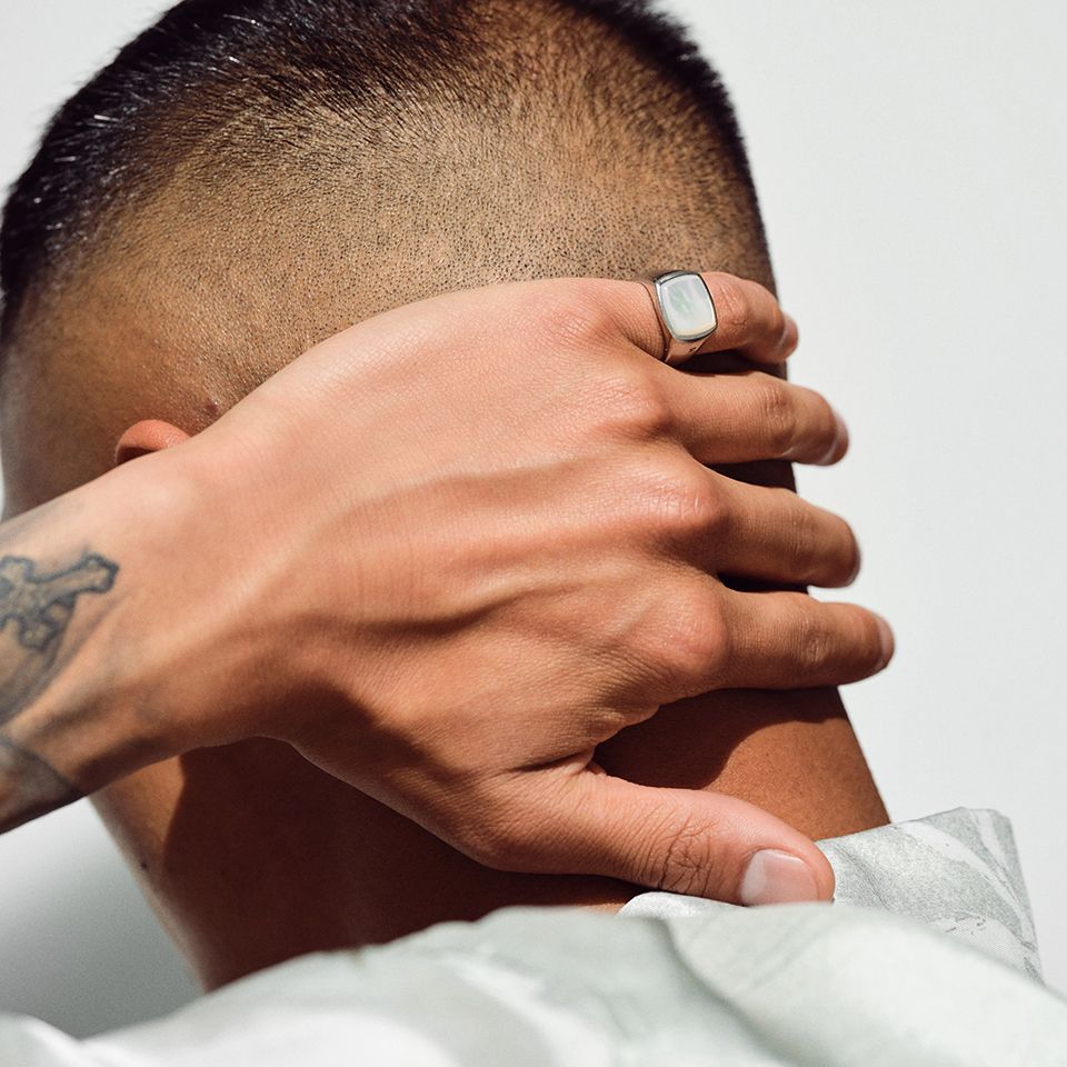 TOMWOOD - Cushion White MOP / リング / 925スターリングシルバー