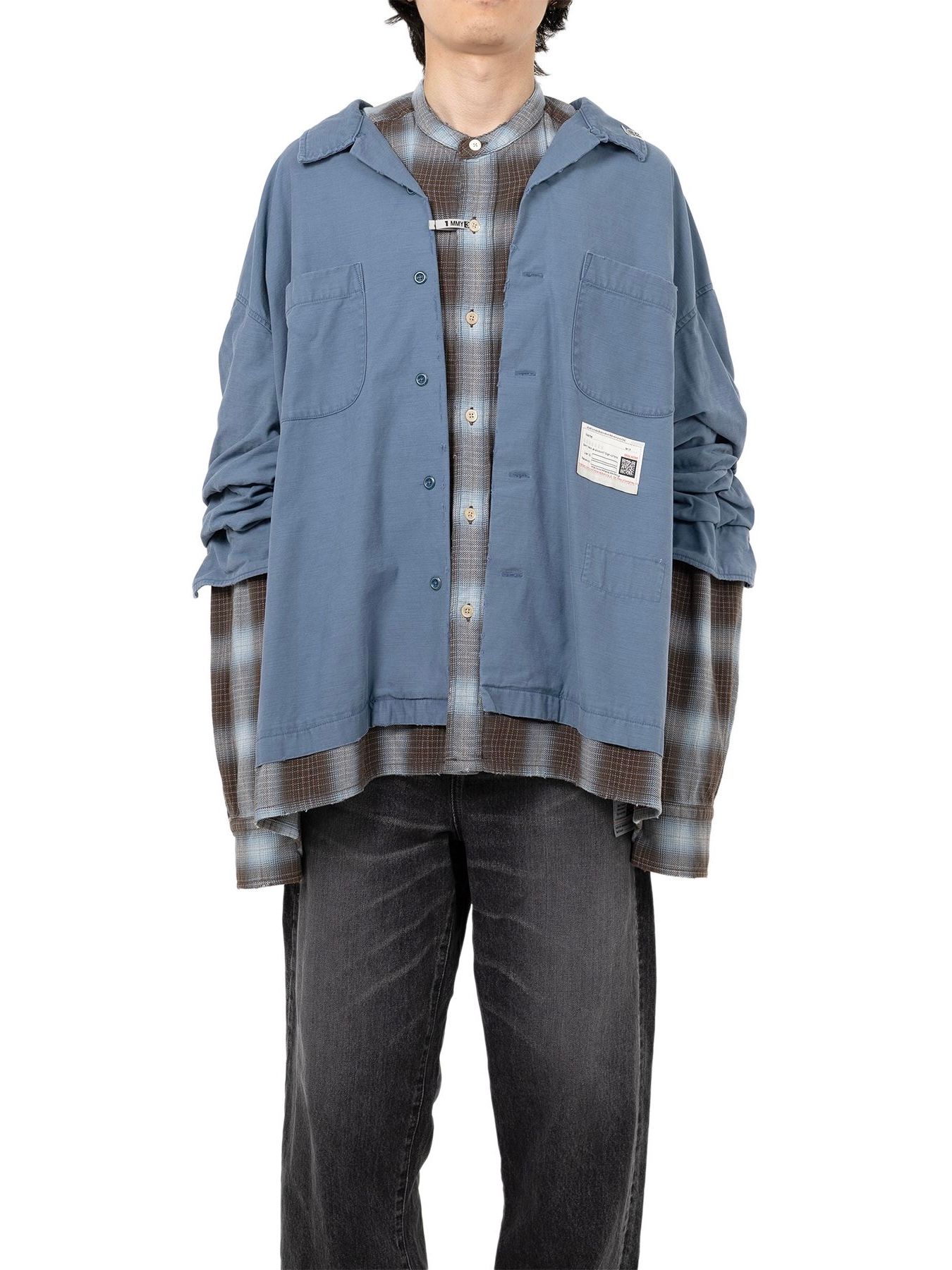 Maison MIHARA YASUHIRO - 【25AW】レイヤード ロングスリーブ シャツ