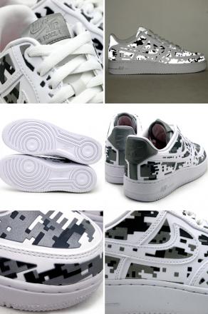 デジタルカモフラージュ】 ナイキ エアフォース1 プレミアム '08