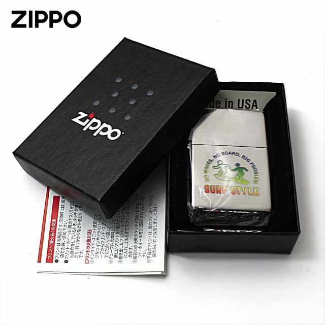 Zippo ジッポー サーフィン ピクトグラム Surfing Pictogram つや消し