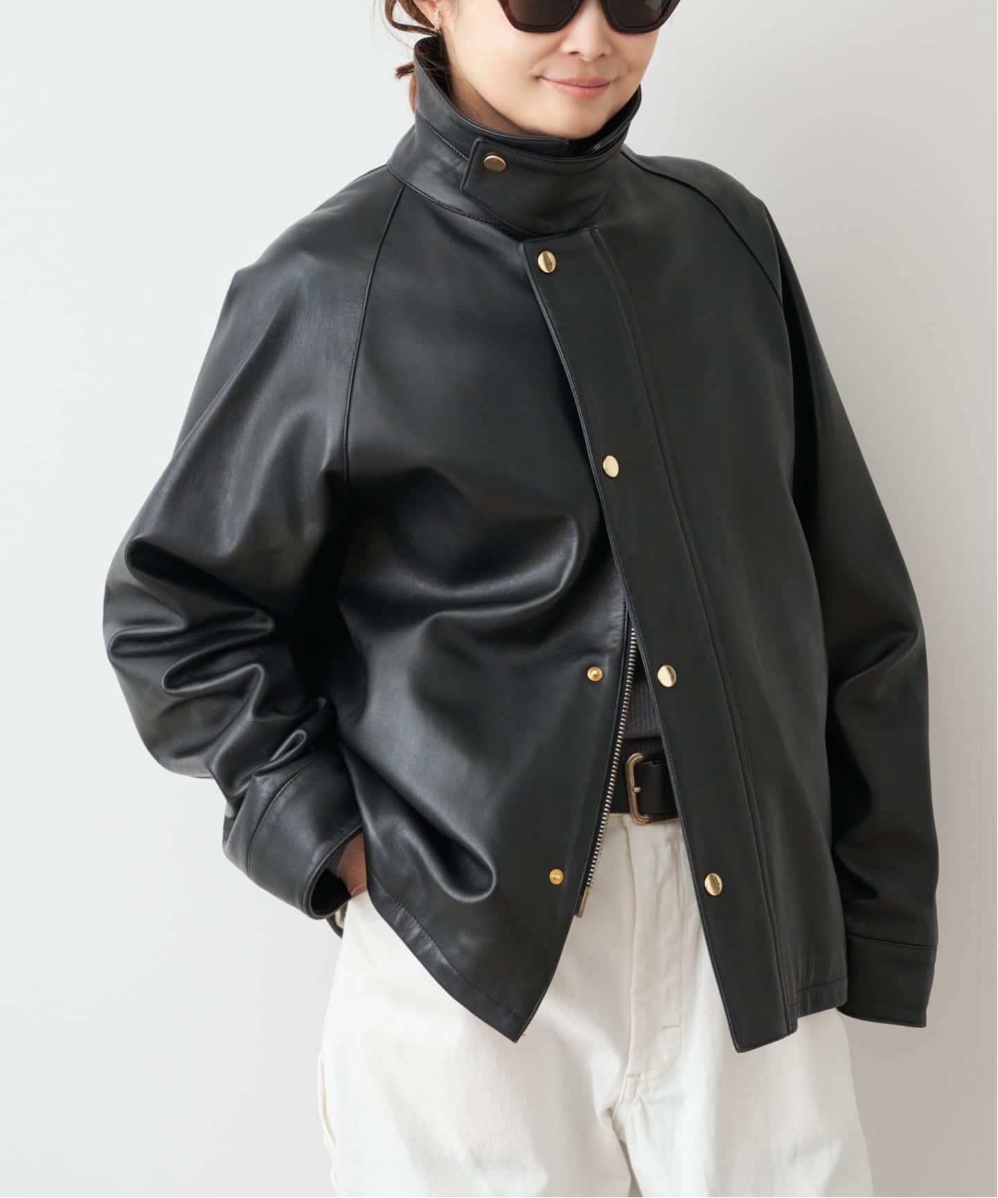 追加 CINQUANTA レザーブルゾン（レザージャケット）｜Deuxieme Classe