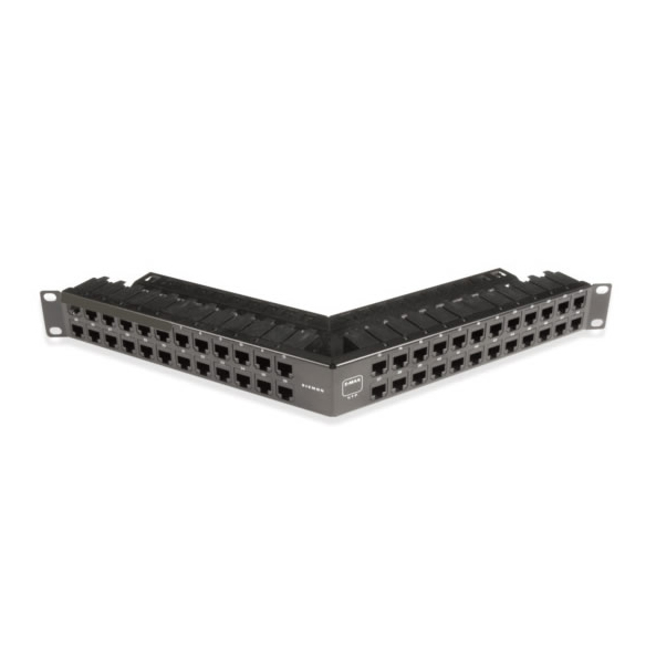 Siemon Z-PNLA-U48E Z-MAX 48 port UTP patch panel 1 RMS, black