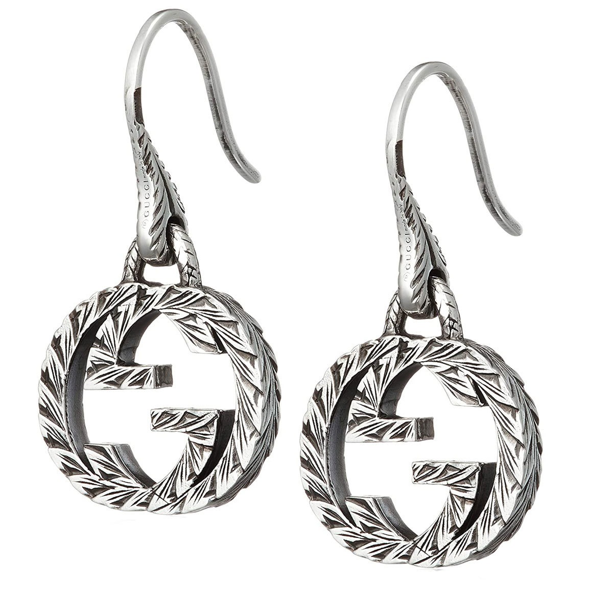 グッチ GUCCI ピアス 457110 J8400 0701 インターロッキングG シルバー